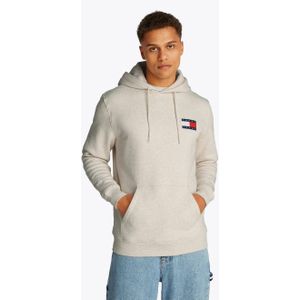 TOMMY JEANS Sweatshirt TJM REG ESSENTIAL FLAG HOOD EXT met bedrukte merklogo op borsthoogte