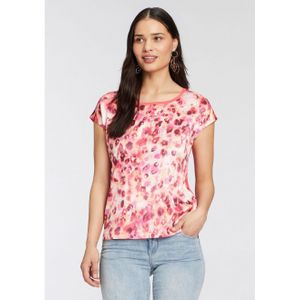 Laura Scott Shirtblouse van glanzend satijn