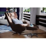 TOM TAILOR loungestoel »TOM PURE«, met metalen draaivoet