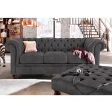 Premium collection by Home affaire Chesterfield-bank CHESTERFIELD met knoopsluiting, ook in leer