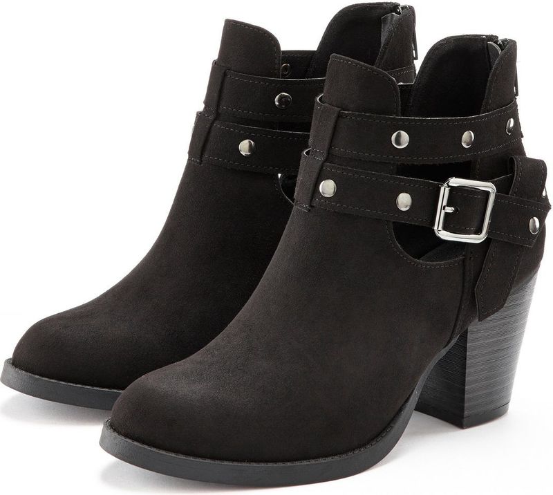 Lascana Cowboy laars Cowboy boots, western enkelboots, enkelboots met siergesp VEGAN