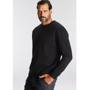 Man's World Sweatshirt Lange mouwen, basic-stijl, effen, ronde hals