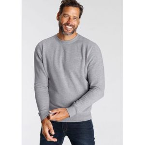 Man's World Sweatshirt Lange mouwen, basic-stijl, effen, ronde hals