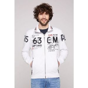 CAMP DAVID Hoodie met merk-applicaties