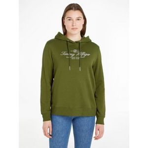 Tommy Hilfiger Hoodie REGULAR HILFIGER SCRIPT HOODIE met groot geborduurd logo op de borst