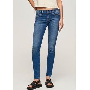 Pepe Jeans Skinny fit jeans SOHO in 5-pocketsstijl met 1-knoop en stretchaandeel