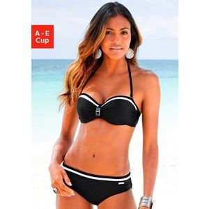 Lascana Beugelbikini in bandeaumodel met contrastdetails