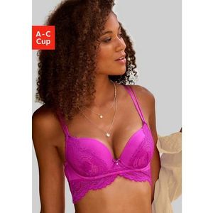 Lascana Push-up-bh Valentina met extravagante kanten details, lingerie