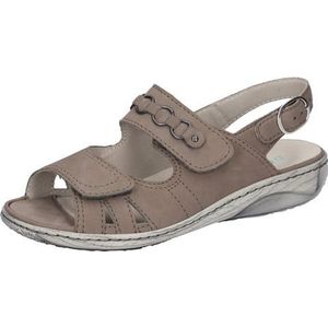 Waldläufer Sandalen Garda zomerschoen, sandaal, keilhak, met drukknoop, g-breedte