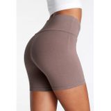 Lascana Short met brede boord en logoprint, loungewear