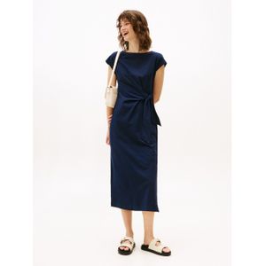 Tommy Hilfiger Midi-jurk KNOT BOAT-NK MIDI DRESS SS