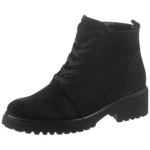 Waldläufer Hoge veterschoenen H-LUISE ankle boot, block heel, in comfortable shoe width h (=very wide)