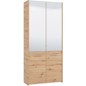 INOSIGN Schoenenkast Menorca schoenenkast, opslagkast, schoenenrek, breedte 90 cm met vier deuren, in moderne en elegante kleuren, met twee spiegels