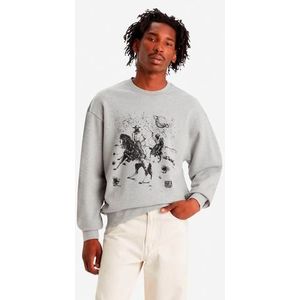 Levi's Sweatshirt RELAXD GRAPHIC CREW GREYS