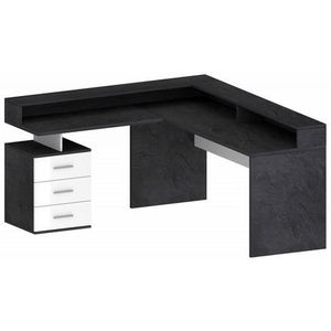 Tecnos Hoekbureau New Selina in modern italiaans design, breedte 160 x 180 cm