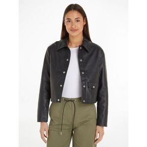 Calvin Klein Imitatieleren jack SHORT FAUX LEATHER JACKET