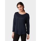 Tom Tailor shirt met lange mouwen »Sweatshirt met applicaties«