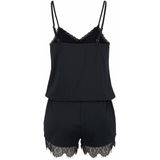 Lascana Playsuit met kanten zoom