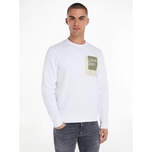 Calvin Klein Sweatshirt OVERLAY BOX LOGO SWEATSHIRT