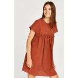 Apricot babydolljurk »Ruffle Trim Waist Babydoll Dress«