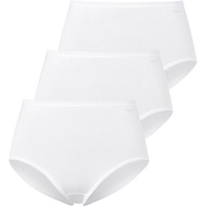 Slips - Wit - Katoen - Taille Hoog - Aansluitend