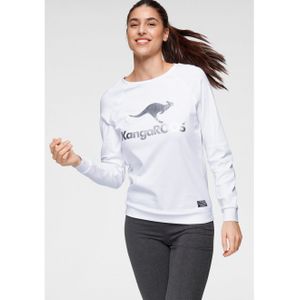 KangaROOS Sweatshirt Lange mouwen, figuurvolgende snit, met print, ronde hals