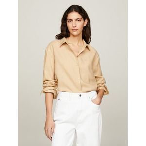 Tommy Hilfiger Overhemdblouse LINEN EASY FIT LS SHIRT