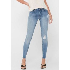 Only Ankle jeans ONLBLUSH LIFE met destroyed-effect