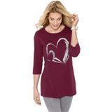Classic Basics lang shirt met opvallende print