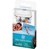 HP fotopapier ZINK® Sticky-Backed 20 Bl. (20 stuks)