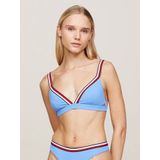 Tommy Hilfiger Swimwear Triangel-bikinitop TRIANGLE RP met ribstructuur