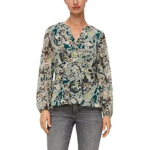 s.Oliver Blouse met lange mouwen met v-hals