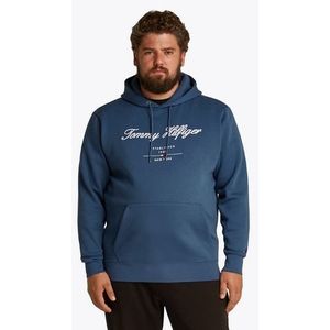 Tommy Hilfiger Sweatshirt BT-SCRIPT LOGO HOODY-B in grote maten, logoborduring