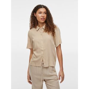 Vila Blouse met korte mouwen VIPRICIL S/S NEW SHIRT - NOOS