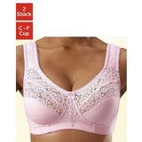 Petite fleur Steun-bh zonder beugels, met elegante kant, basic dessous (Set van 2)