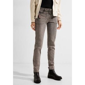 Cecil Slim fit jeans Damesjeans Toronto stijl Met modieuze wassing, zijzak met ritssluiting