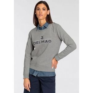 DELMAO Sweatshirt met elegant verhoogd borduurwerk