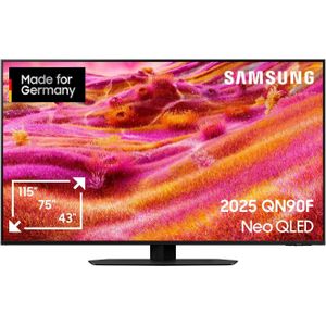 Samsung QLED-TV GQ50QN90FAT QLED Mini LED-televisie, NQ HDR, Glare Free, Upscaling Pro, Dolby Atmos & AI Sound, tot 165Hz