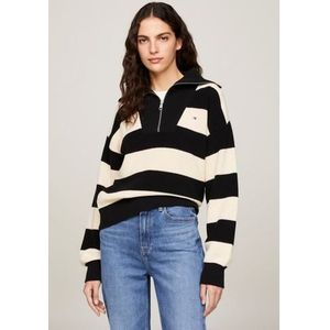 Tommy Hilfiger Gebreide trui CO CARDI STITCH 1/2 ZIP SWT