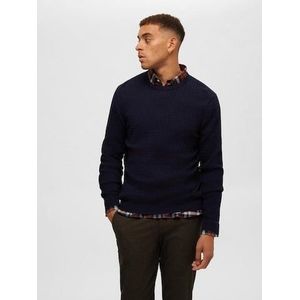 SELECTED HOMME Trui met ronde hals SLHBERG CABLE CREW NECK NOOS