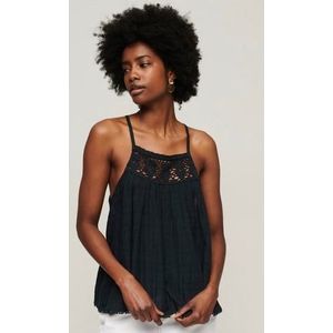 Superdry Top met spaghettibandjes VINTAGE HALTER CAMI TOP