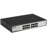 D-Link neon-rood/neon-blauw »16-Port Gigabit Switch DGS-1016D«