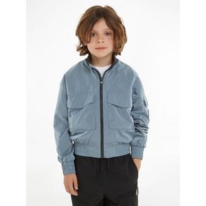 Calvin Klein Bomberjack STRUCTURED NYLON ZIPPED BOMBER