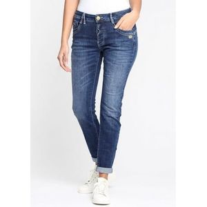 GANG Relax fit jeans 94GERDA met half open knoopsluiting