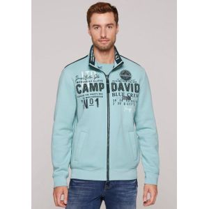 CAMP DAVID Sweatshirt met merk-applicaties