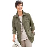 Blouse-jasje in linnen-look