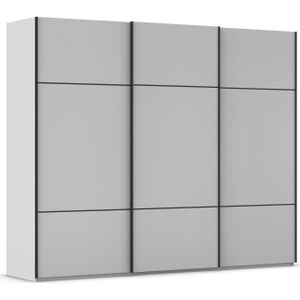 rauch Schuifdeurkast Kledingkast kast garderobe slaapkamerkast SCALE-TRIO edel drievoudig front, 2 sierlijsten in grepen kleur made in germany