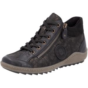 Remonte Veterschoenen flats, comfortschoenen, laarzen met zijrits