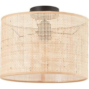 Home affaire Plafondlamp Lianna E27, max. 40 W, duurzaam, rotan-vlechtwerk (1 stuk)