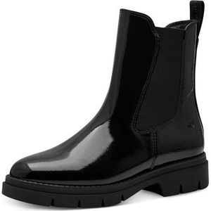 Tamaris Chelsea-boots hakken, enkellaars, zakelijke schoen, instaplaarzen, t-logo-decoratie